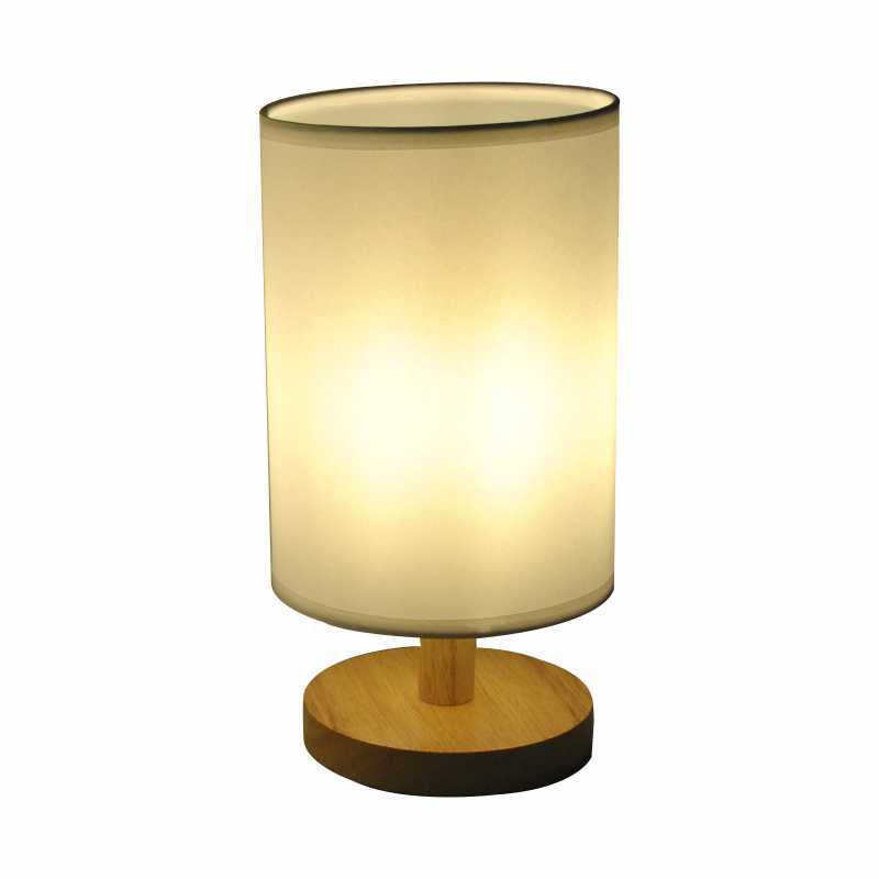 Creative Bedroom Bedside Solid Wood Table Lamp Small Night Lamp